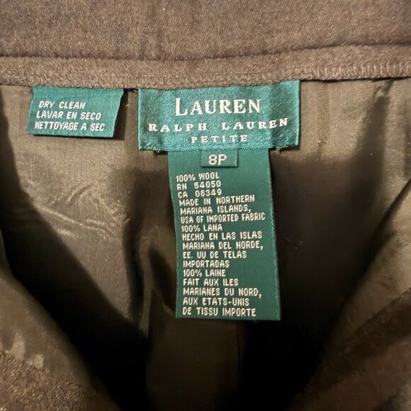 Ralph Lauren Wool Slacks Pants Dark Green - Picture 5 of 8